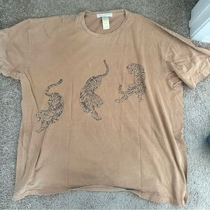Urban Outfitters Project Social T Tan Cotton Tee